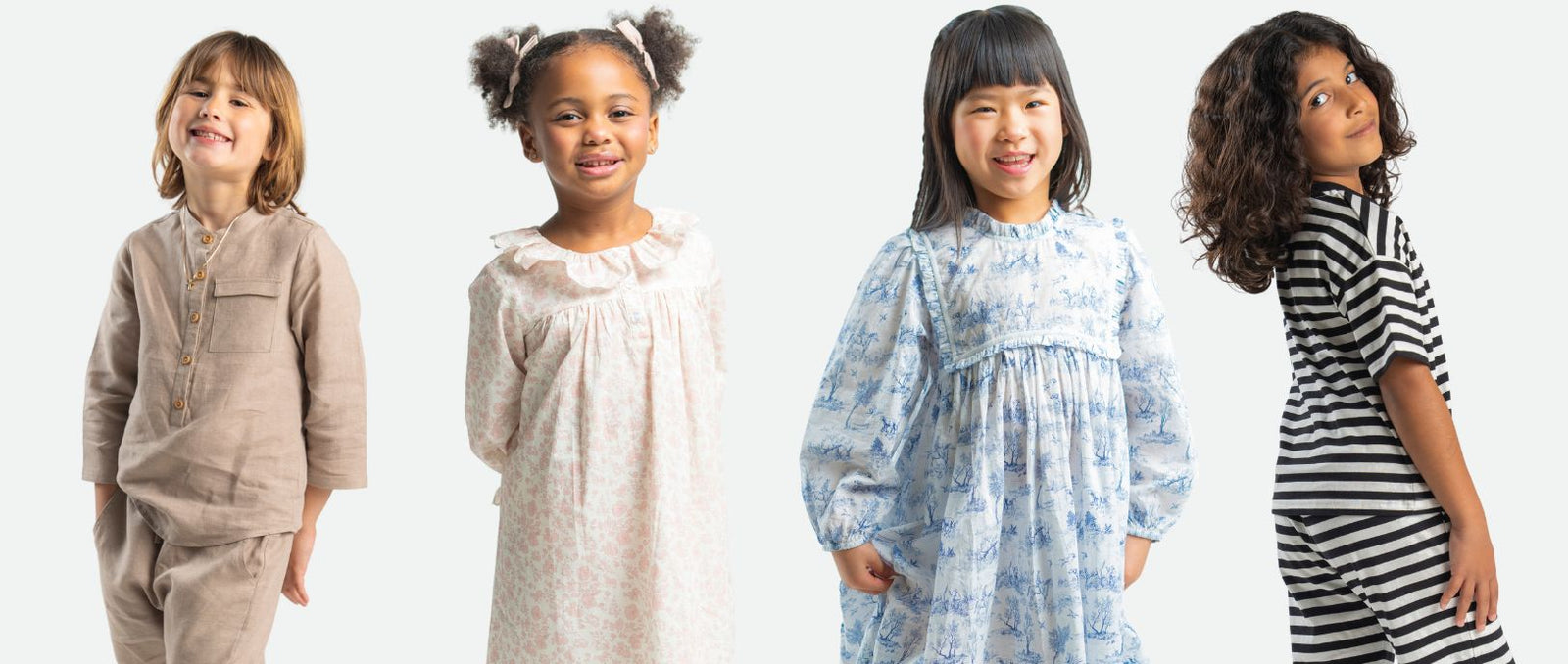 sustainable kids clothing, luxury children apparel