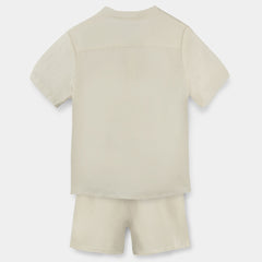 Dewey Ultra-soft Linen Pajama Set Cream