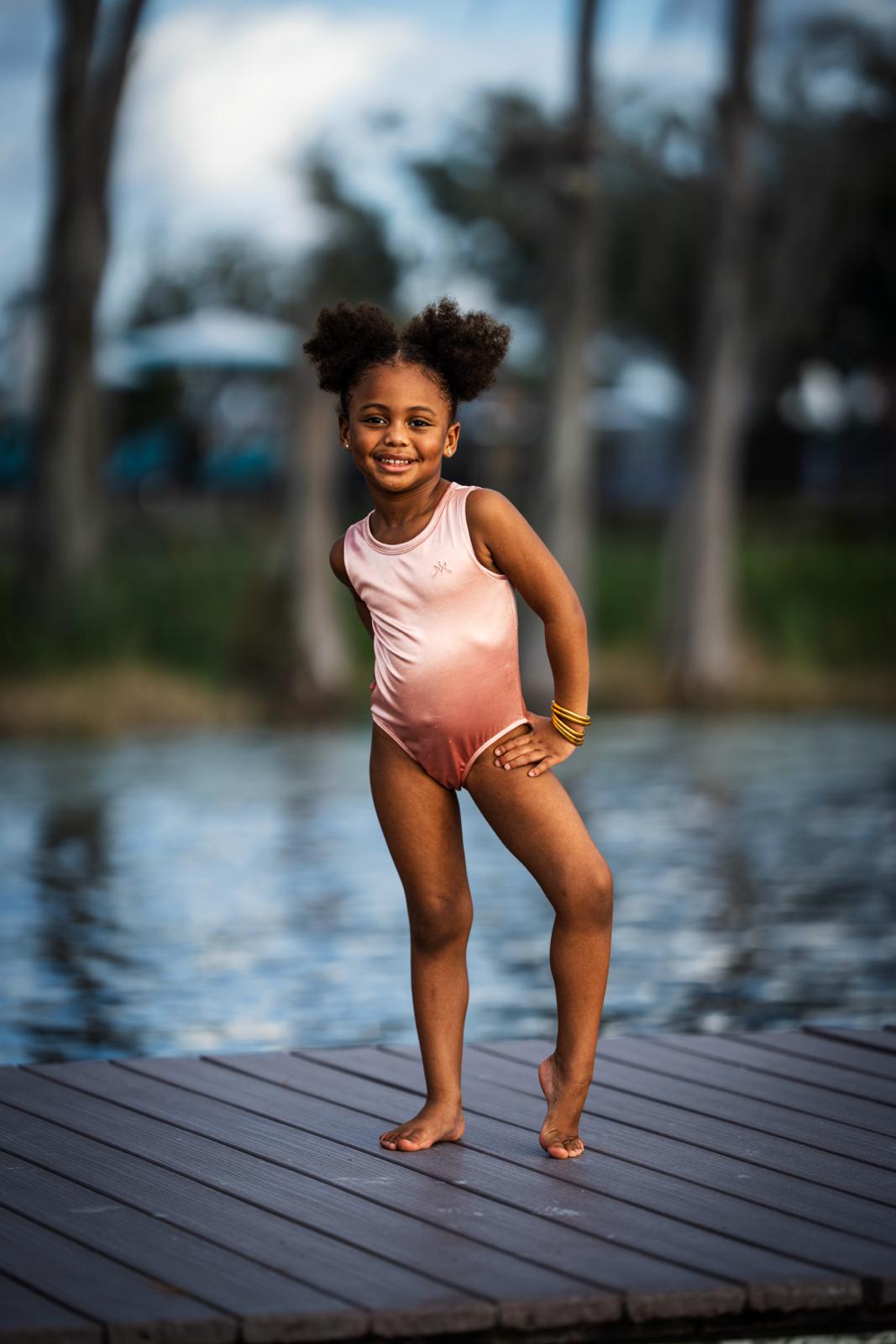 Evelyn Leotard Pink