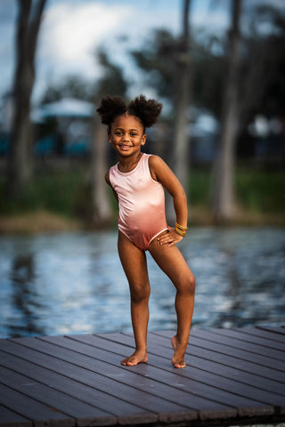 Evelyn Leotard Pink