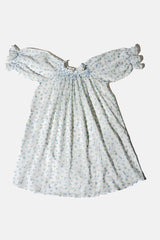 Lily Blue nightgown white floral