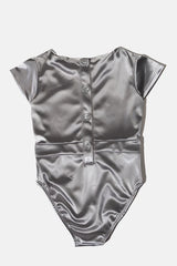 Louise Leotard Silver Metallic