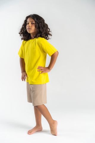 Saige T Shirt Yellow Unisex