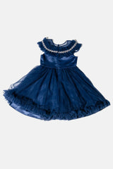 Viola dress blue tulle