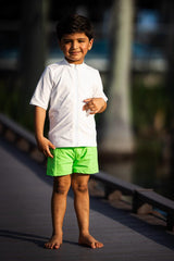 Max Green Shorts for Boys