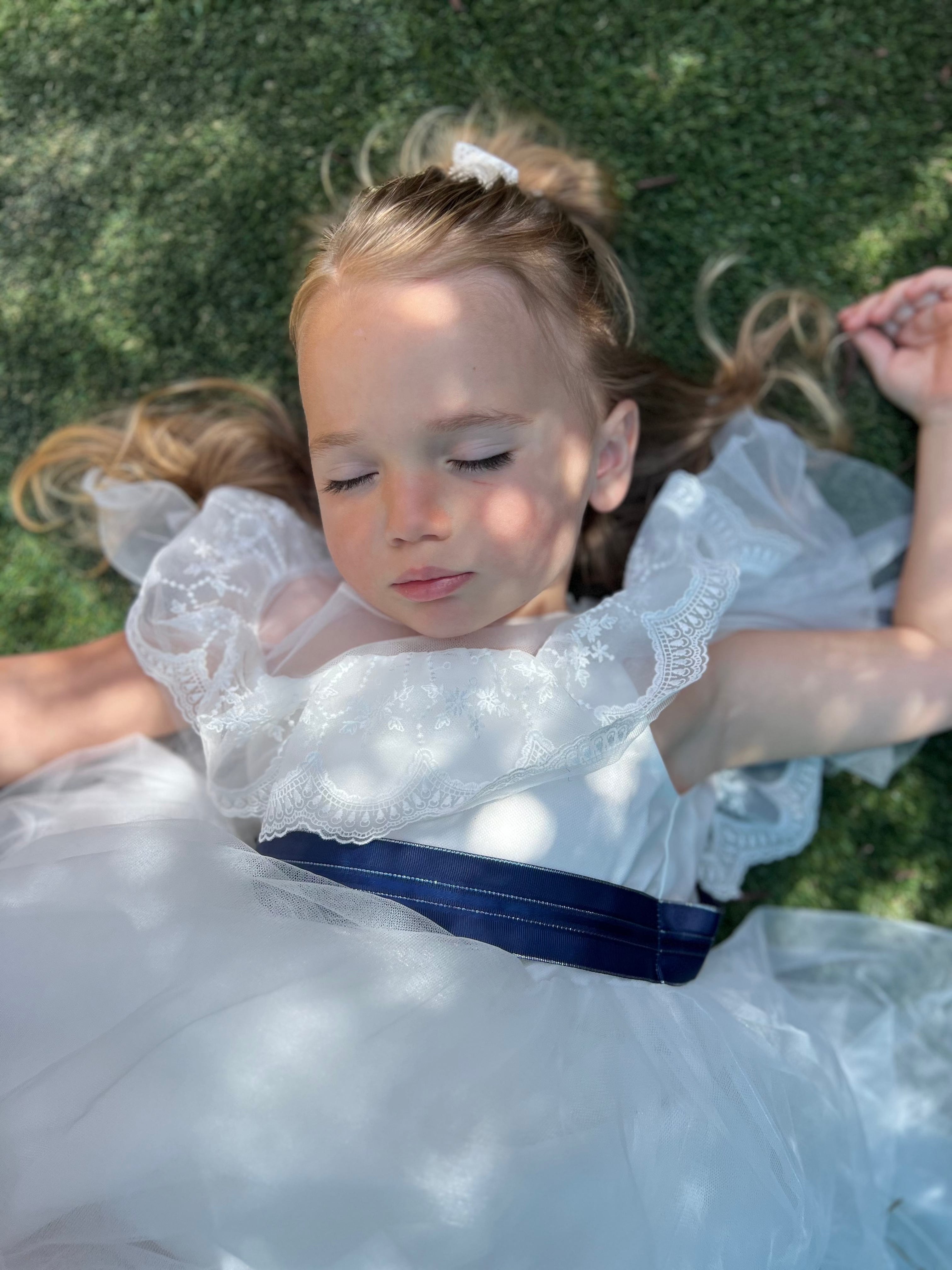 green and white toddler dress Belle Poque Milkmaid Dress Wedding Guest 2026 Spring Summer Midi Flowy Tea Party  Dresses – Belle Poque Offcial main image 1