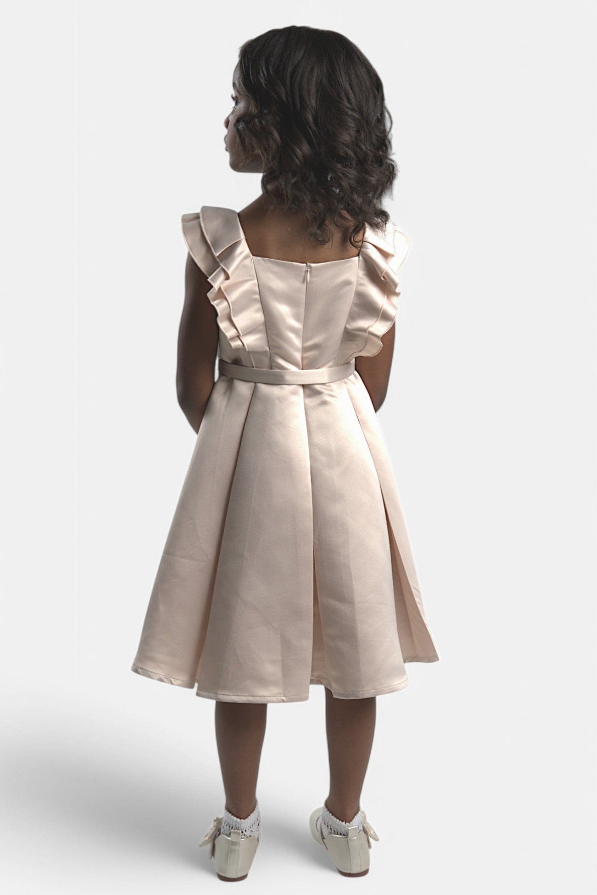 Mi Regalia Dresses Bella Stone Sleeveless Dress Bella Dress Stone: Chic &amp; Comfy Kids Dress | MI REGALIA