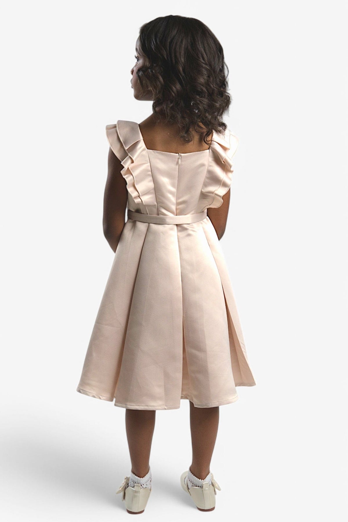 Mi Regalia Dresses Bella Stone Sleeveless Dress Bella Dress Stone: Chic &amp; Comfy Kids Dress | MI REGALIA