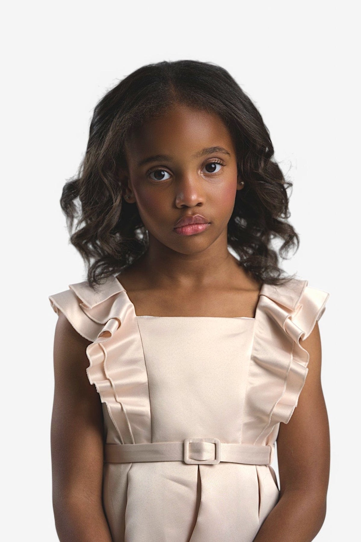 Mi Regalia Dresses Bella Stone Sleeveless Dress Bella Dress Stone: Chic &amp; Comfy Kids Dress | MI REGALIA