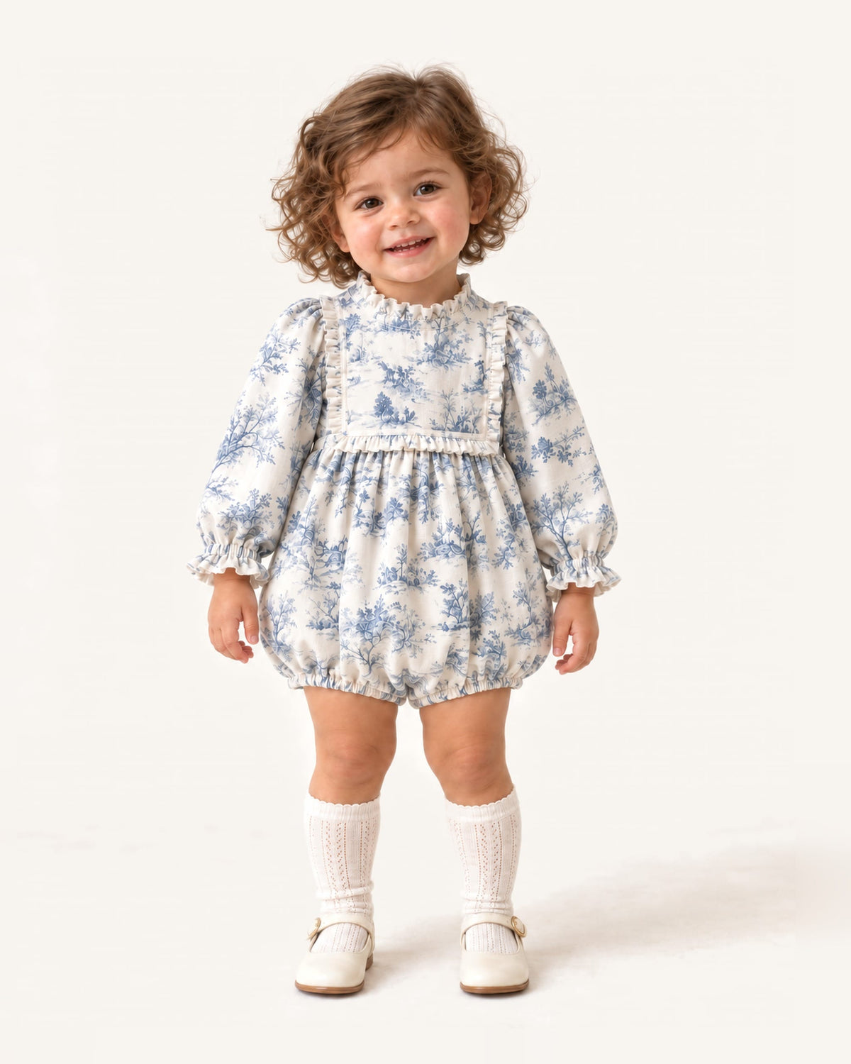 Mi Regalia Dresses Ethel Cotton Romper for Babies and Toddlers Cotton Romper for Babies and Toddlers