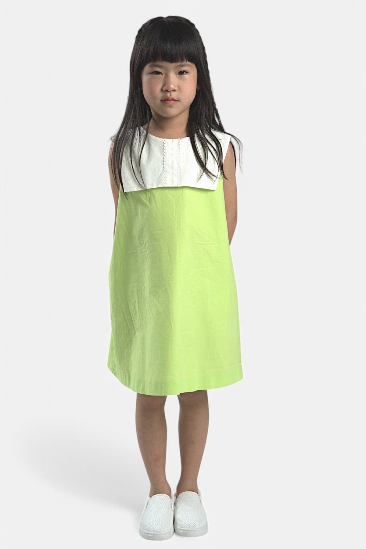 Mi Regalia Dresses Jane Lime Sailor Style Dress Jane Lime Sailor Style Dress