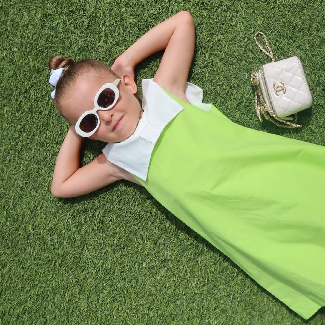 Mi Regalia Dresses Jane Lime Sailor Style Dress Jane Lime Sailor Style Dress