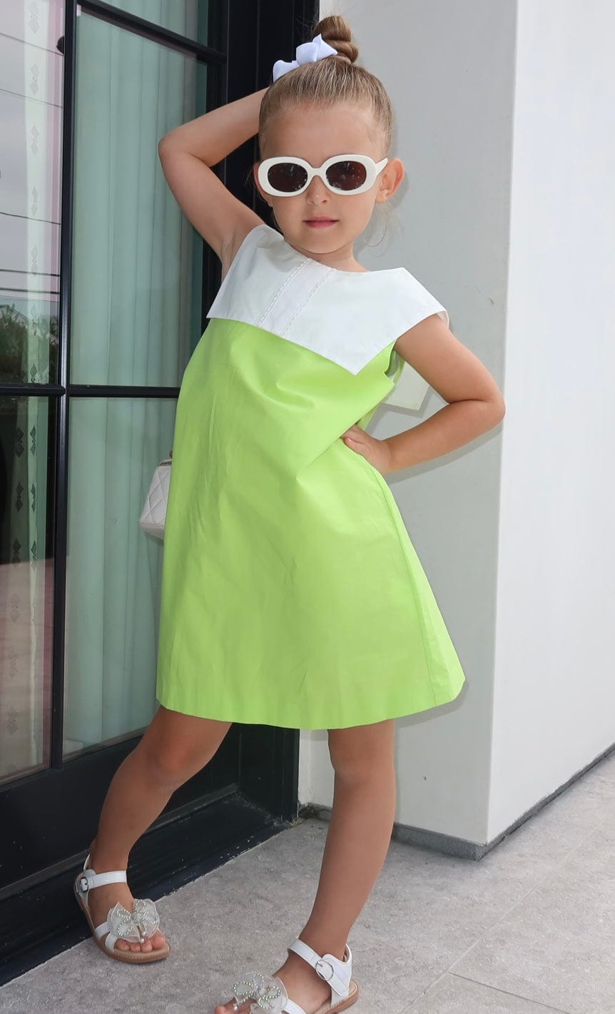 Mi Regalia Dresses Jane Lime Sailor Style Dress Jane Lime Sailor Style Dress