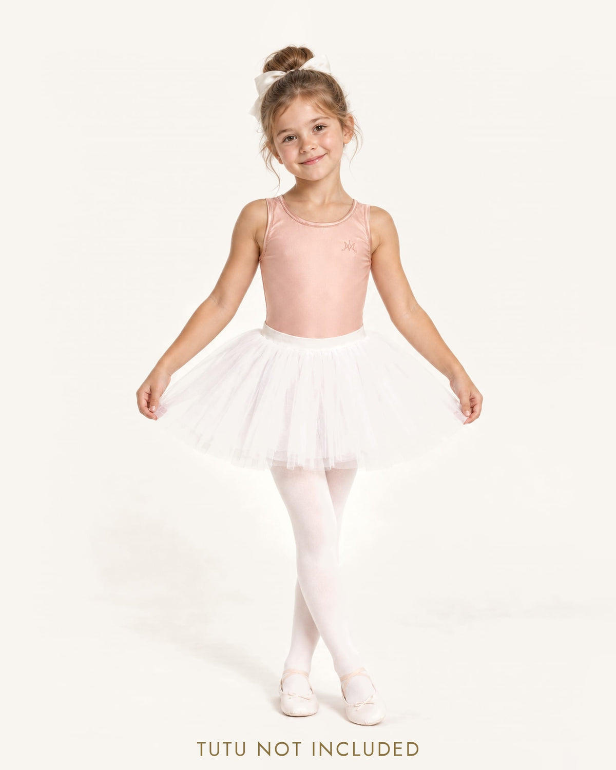 Mi Regalia Leotards Evelyn Pink Leotard for Girls Pink Ballet Leotard for Girls | Class & Recital | Mi Regalia