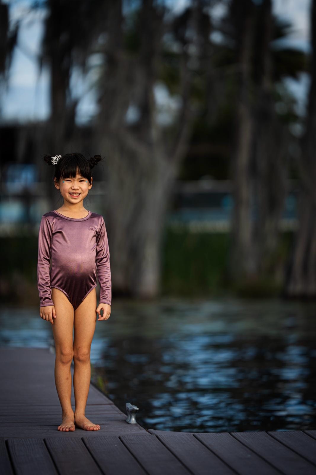Mi Regalia Leotards Irene Purple Long Sleeve Leotard Irene Purple Long Sleeve Leotard