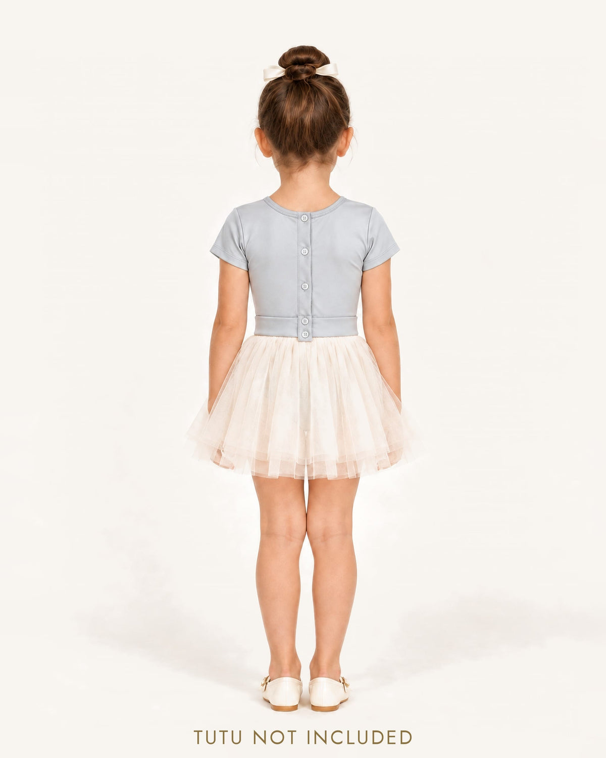 Mi Regalia Leotards Louise Silver Metallic Leotard for Girls Silver Metallic Leotard for Girls | Dance & Gym | Mi Regalia