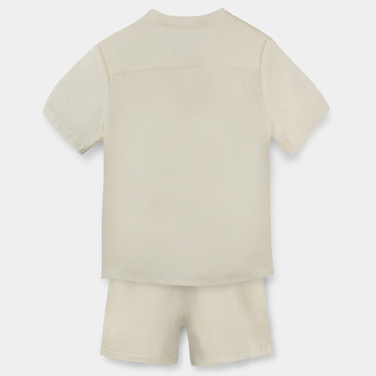 Mi Regalia Pajamas Dewey Cream Ultra-Soft Linen Pajama Set Dewey Kids Pajamas Cream - Cozy Linen Kids Sleepwear | MI REGALIA