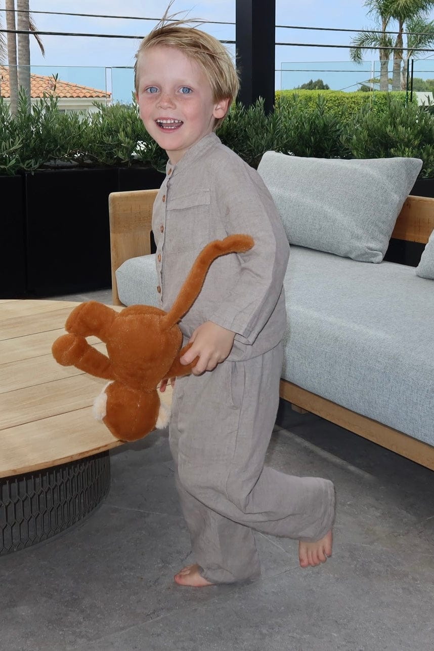 Mi Regalia Pajamas Dylan Stone Ultra-Soft Linen Pajama Set Dylan Stone Ultra-Soft Linen Pajama Set