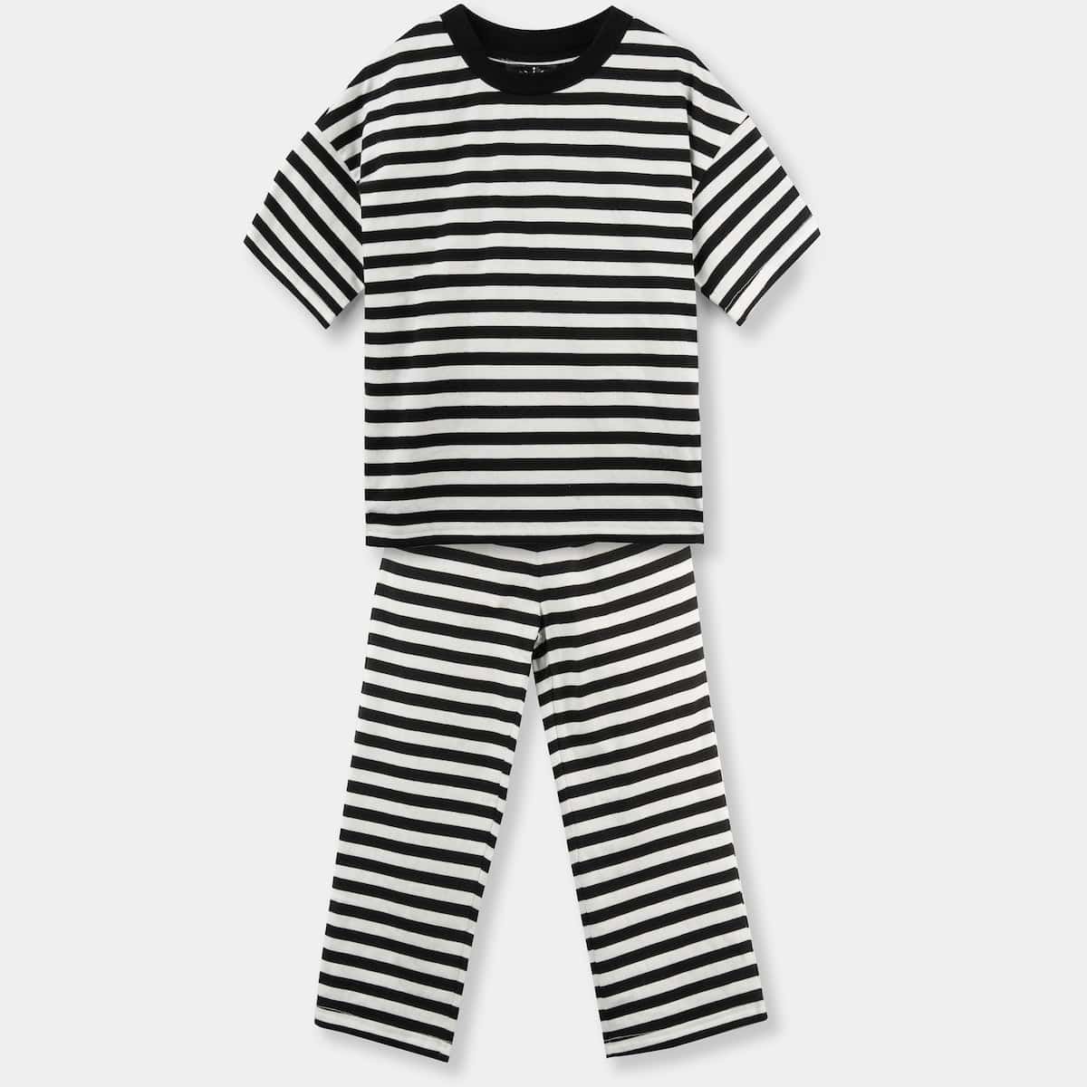 Mi Regalia Pajamas Felix Striped Cotton Pajama Set Felix Pajamas Stripes: Cozy Sleepwear for Kids | MI REGALIA