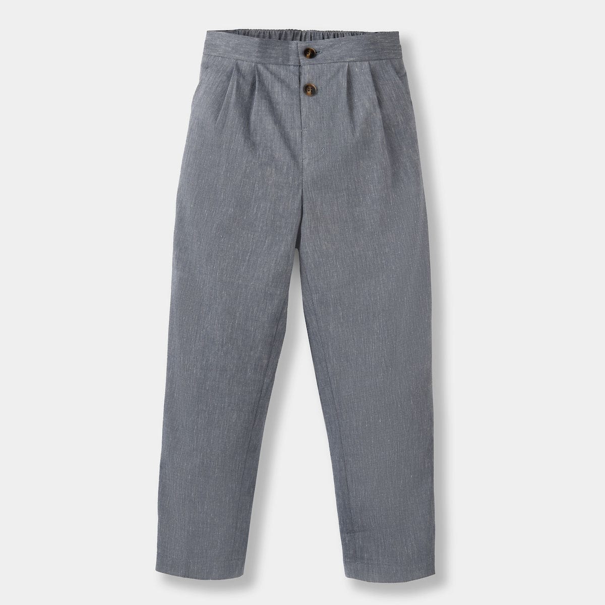 Mi Regalia Pants Darcy Ultra-Soft Blue Linen Trousers Darcy Ultra-Soft Blue Linen Trousers