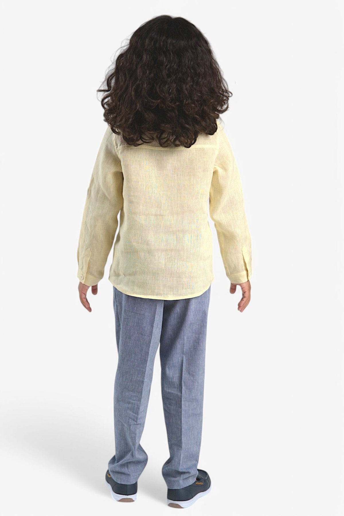 Mi Regalia Pants Darcy Ultra-Soft Slate Blue Linen Trousers Darcy Ultra-Soft Slate Blue Linen Trousers