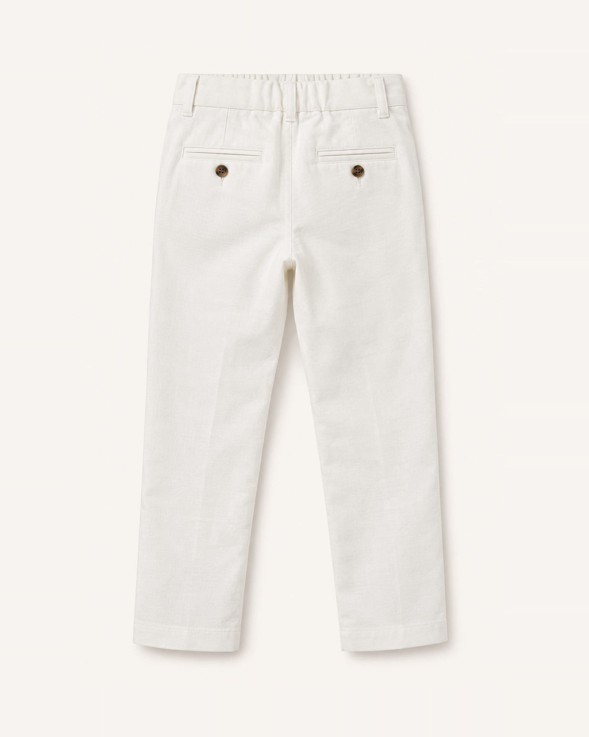 Mi Regalia Pants Finn Ultra-Soft White Trousers Finn Ultra Soft Linen Trousers in white | Mi Regalia