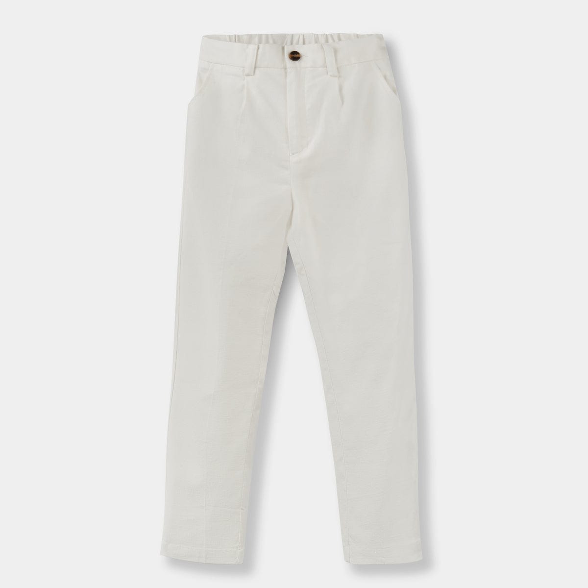 Mi Regalia Pants Finn Ultra-Soft White Trousers Finn Ultra-Soft White Trousers