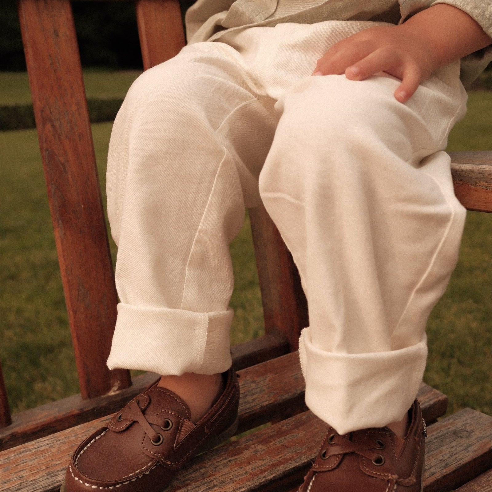 Mi Regalia Pants Finn Ultra-Soft White Trousers Finn Ultra-Soft White Trousers