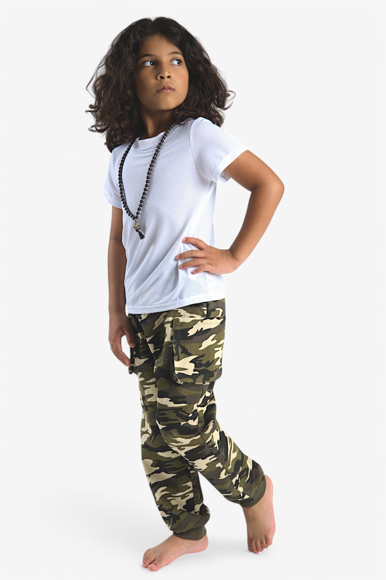 Mi Regalia Pants Gael Camouflage Cargo Pants Gael Kids Pants Camouflage Print - Bold & Trendy | MI REGALIA
