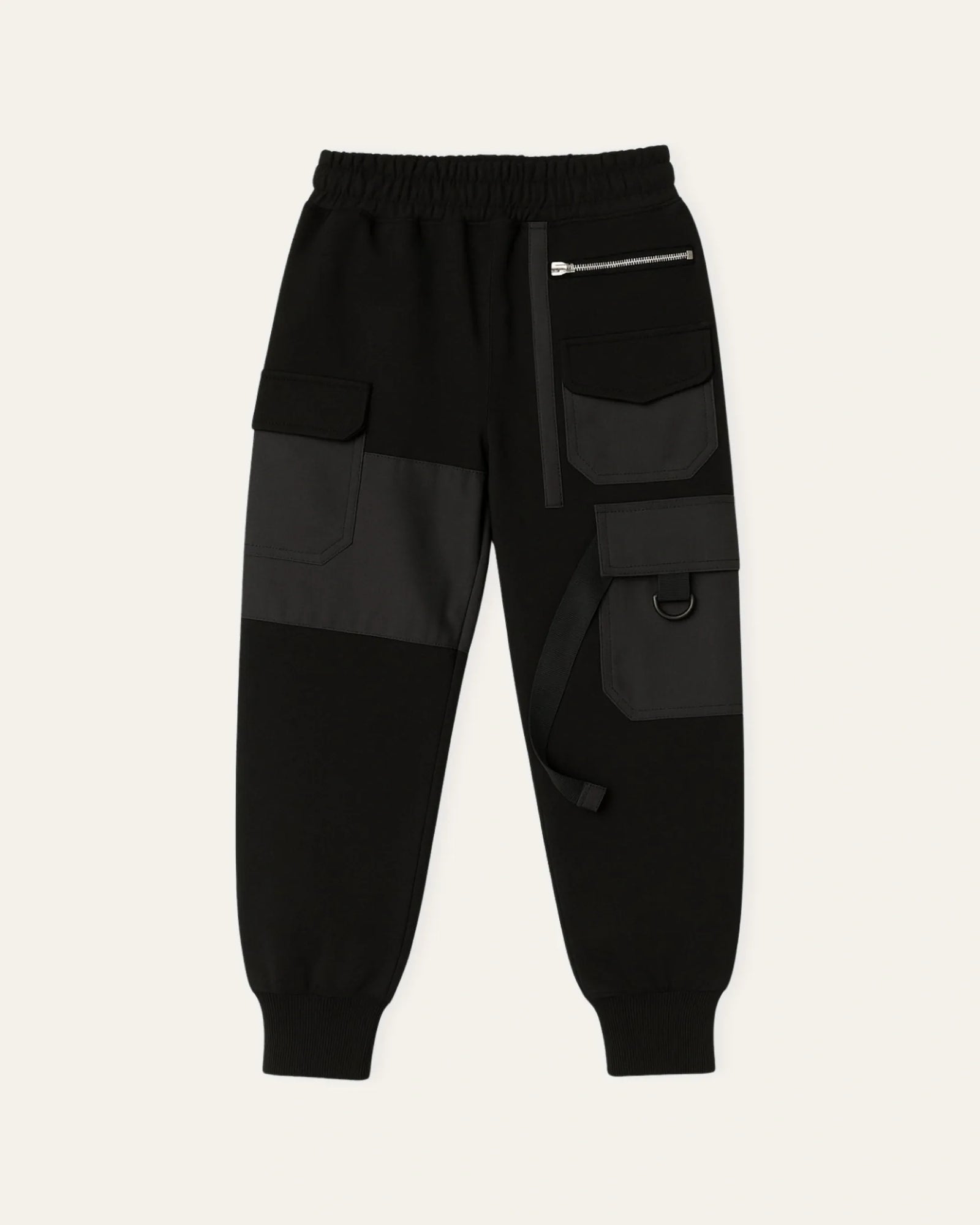 Mi Regalia Pants Milo Black Cargo Jogger Pants Milo Black Cargo Joggers for Kids | School & City Days