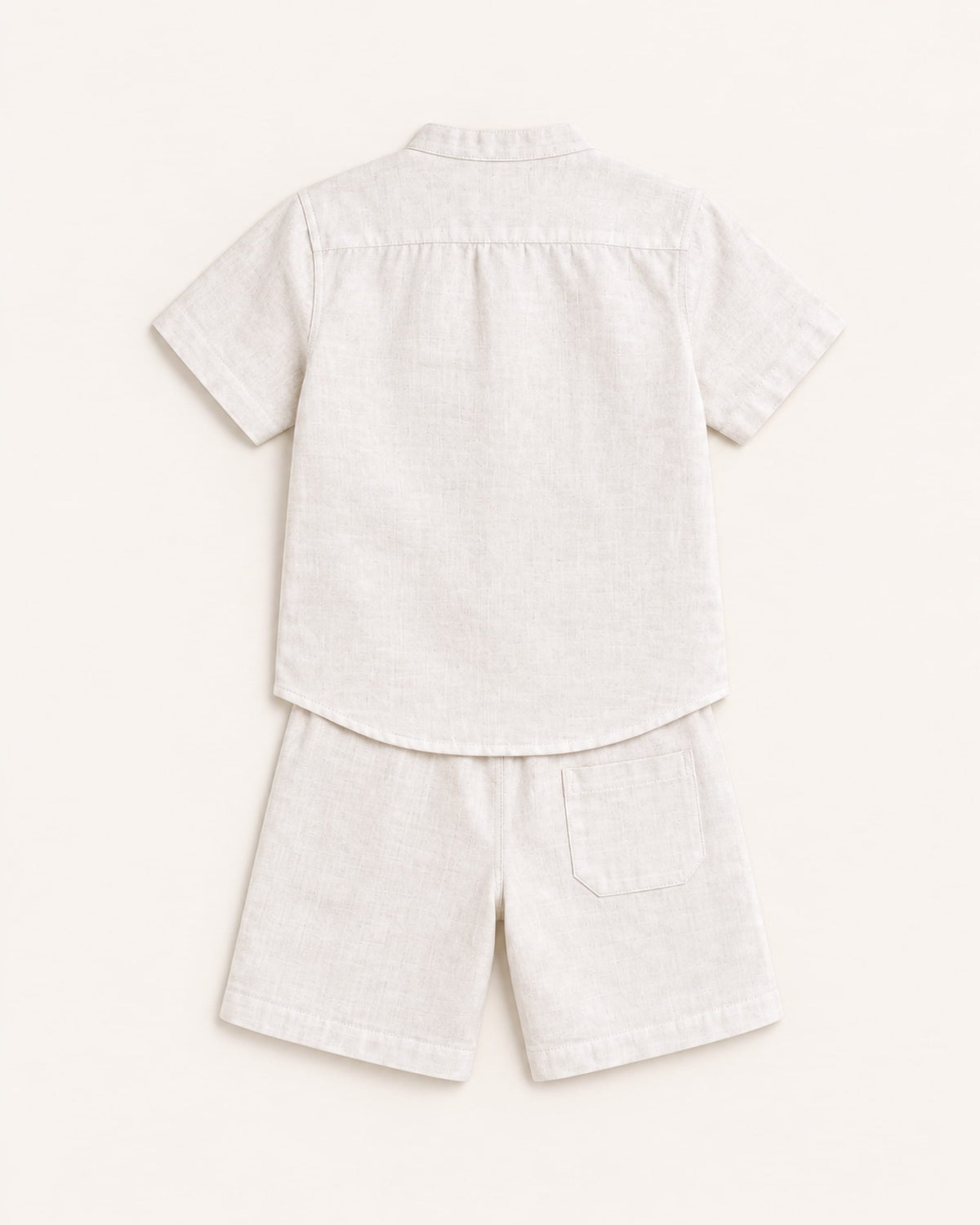 Mi Regalia Sets Dewey Linen Two-Piece Set Dewey Linen Two-Piece Set in Cream