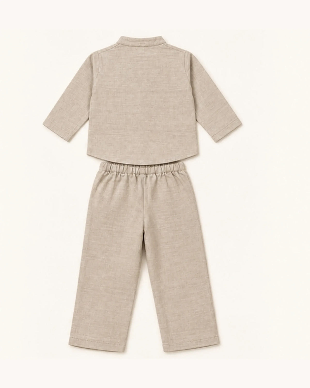 Mi Regalia Sets Dylan Linen Two-Piece Set Dylan Linen Two-Piece Set in Stone