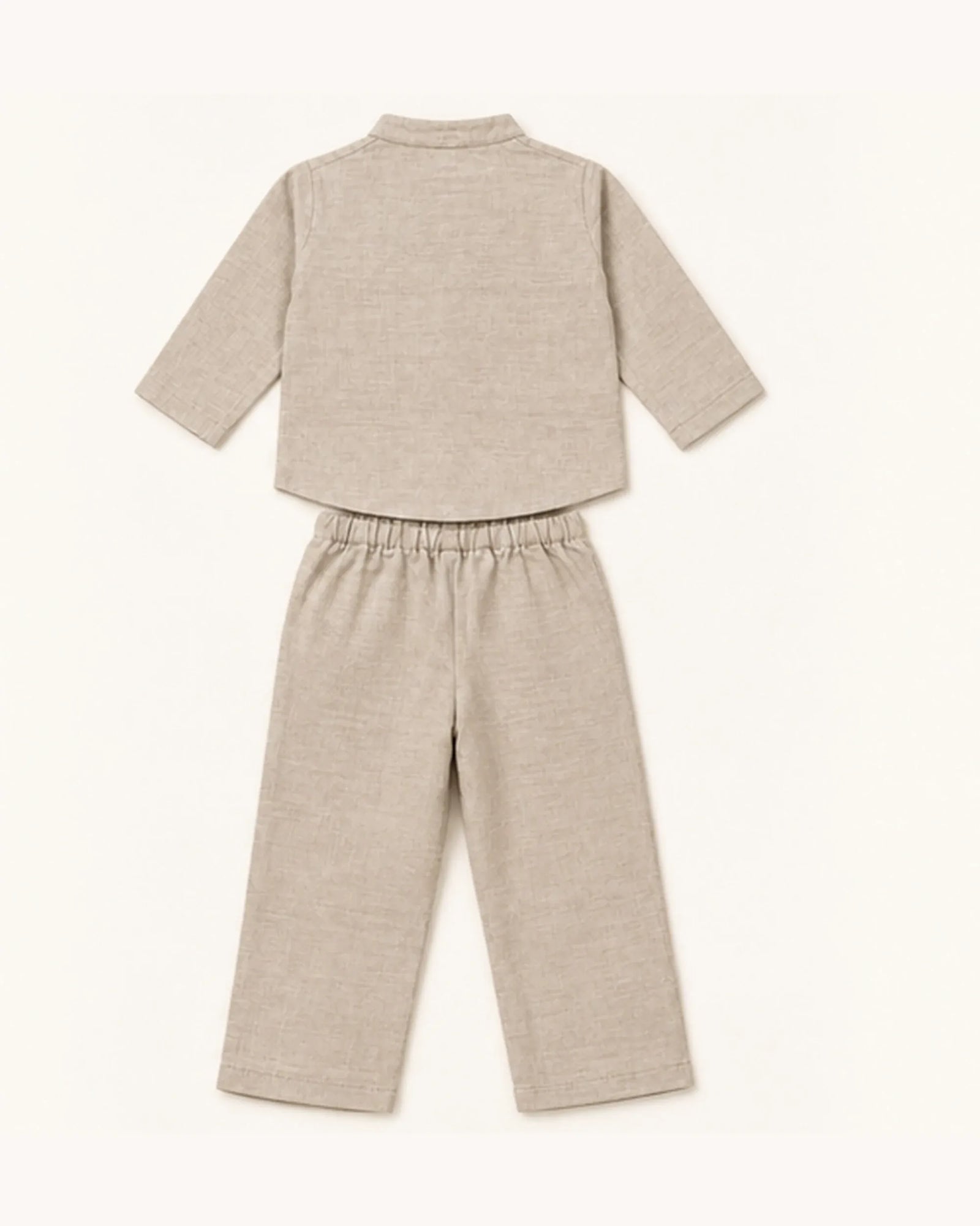 Mi Regalia Sets Dylan Linen Two-Piece Set Dylan Linen Two-Piece Set in Stone