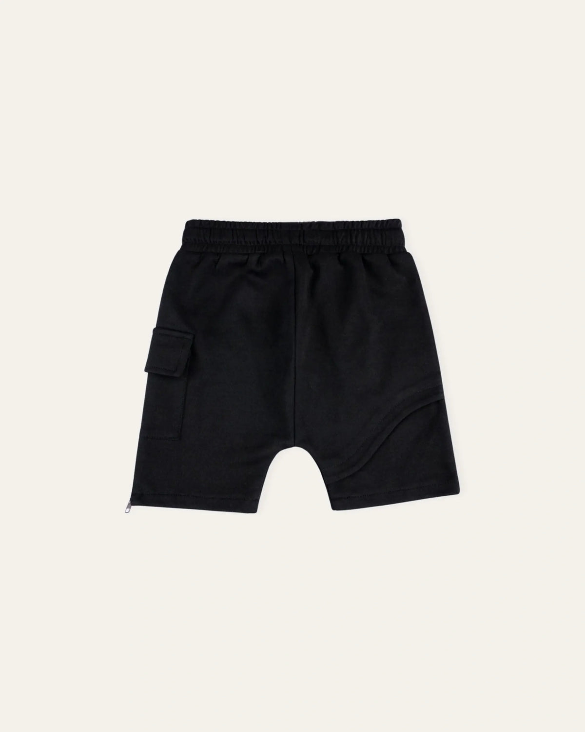 Mi Regalia Shorts Aris Black Utility Drop-Crotch Shorts Aris Black Utility Cargo Shorts for Kids | Summer