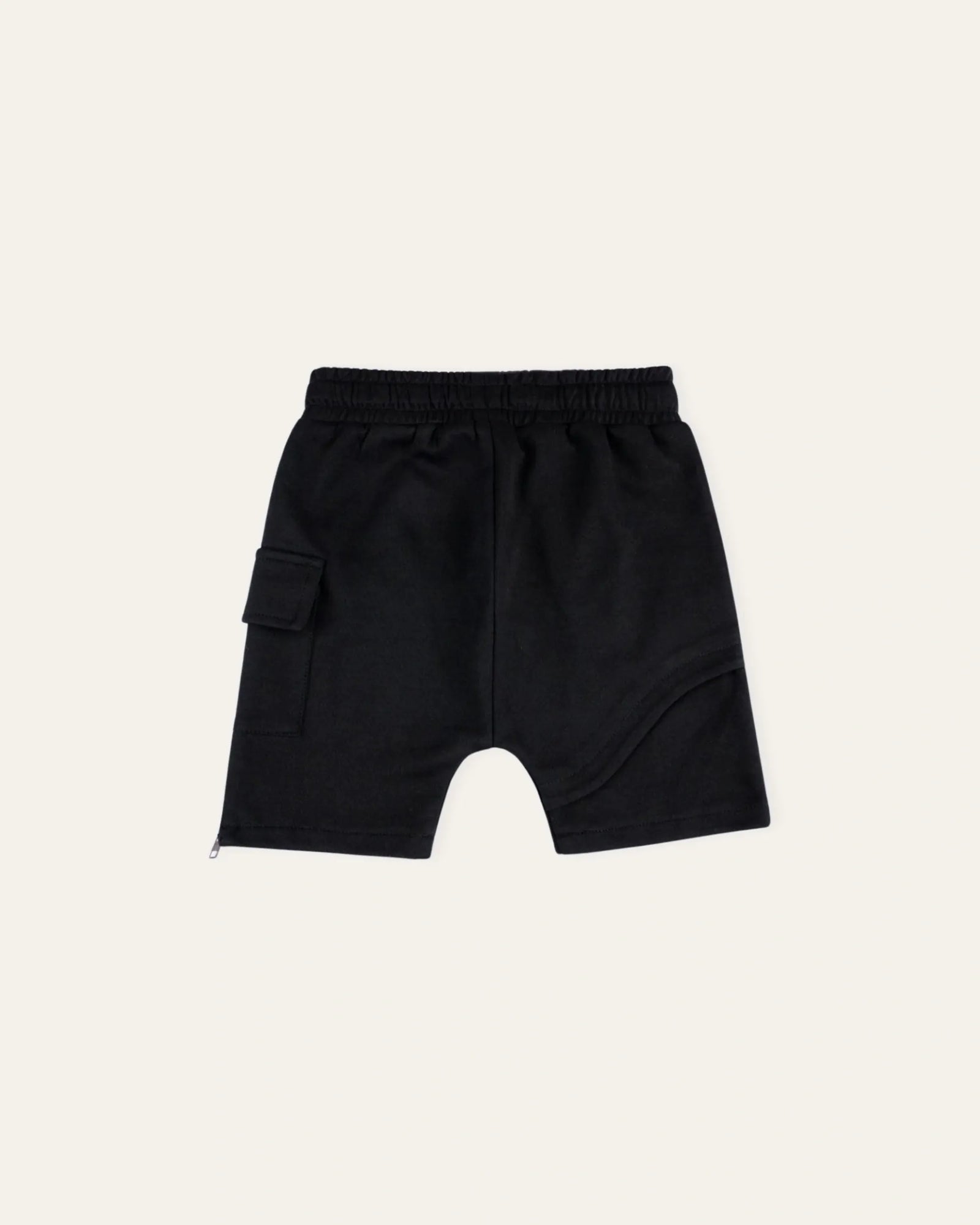 Mi Regalia Shorts Aris Black Utility Drop-Crotch Shorts Aris Black Utility Cargo Shorts for Kids | Summer