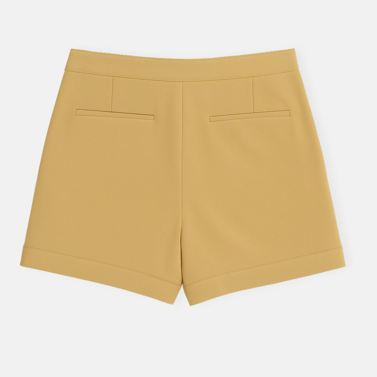 Mi Regalia Shorts High-Rise Tailored Shorts – Luxury Kids Cotton Twill Shorts with Cuffed Hems &amp; Structured Waistband (Sizes 5Y–10Y) High-Rise Tailored Shorts | Luxury Kids Cotton Twill