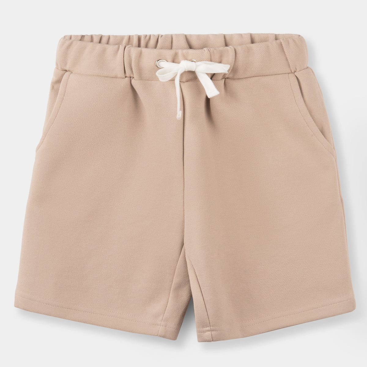 Mi Regalia Shorts Theo Stone Cotton Shorts – Unisex Theo Boys Girls Shorts Stone Unisex: Premium Kidswear | MI Regalia