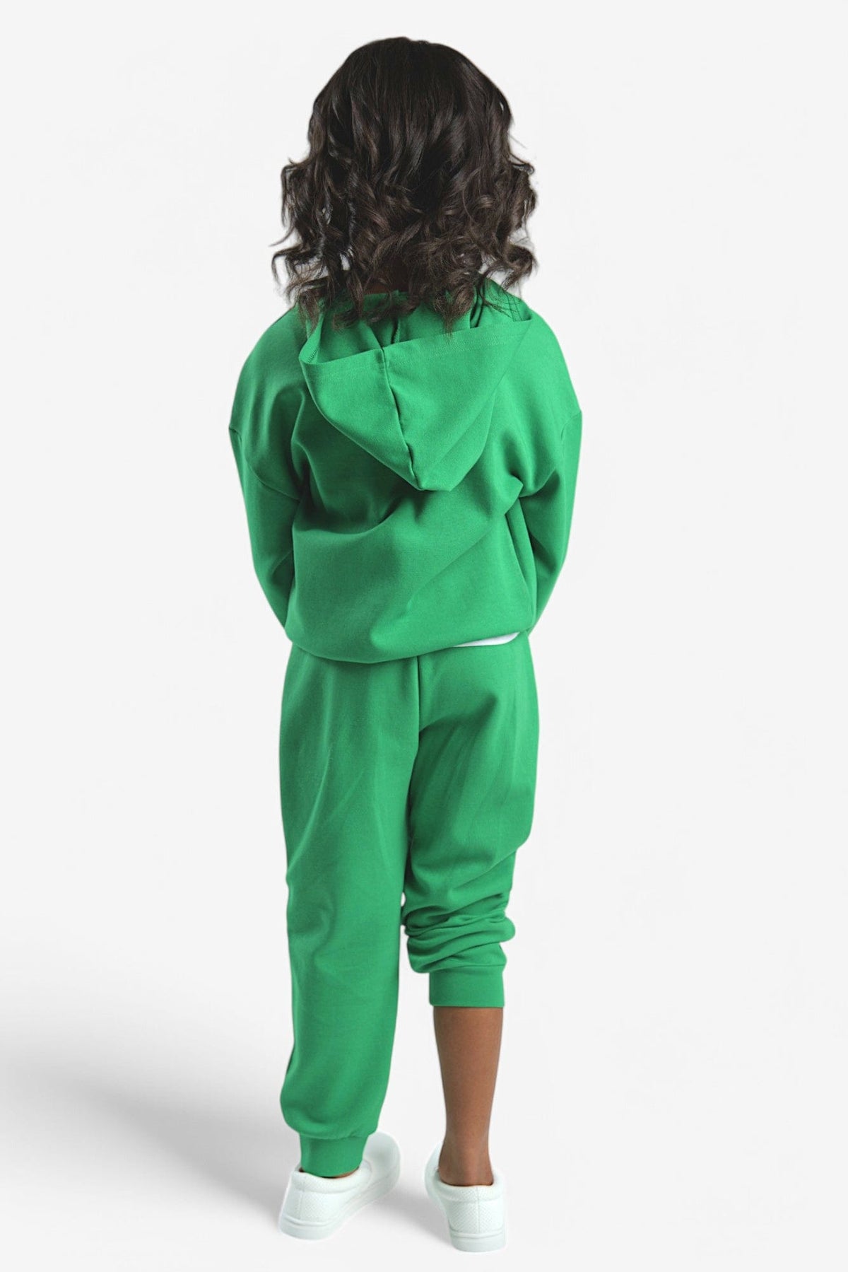 Mi Regalia Sweatsuits Avery Green Cotton Sweatsuit – Unisex Avery Sweatsuit for Kids Forest Unisex – MI REGALIA
