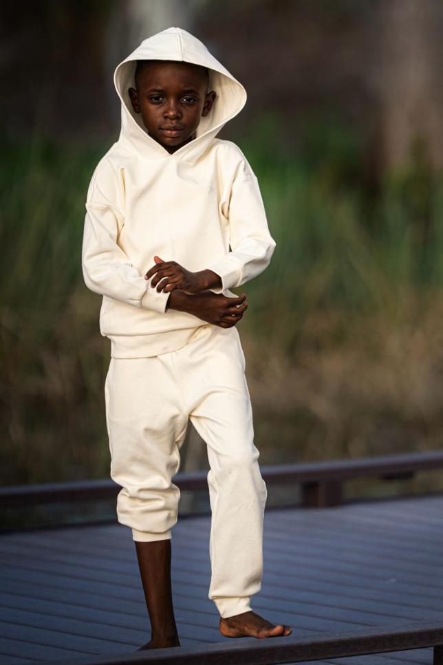 Mi Regalia Sweatsuits Avery Sand Cotton Sweatsuit - Unisex Avery Sand Cotton Sweatsuit - Unisex