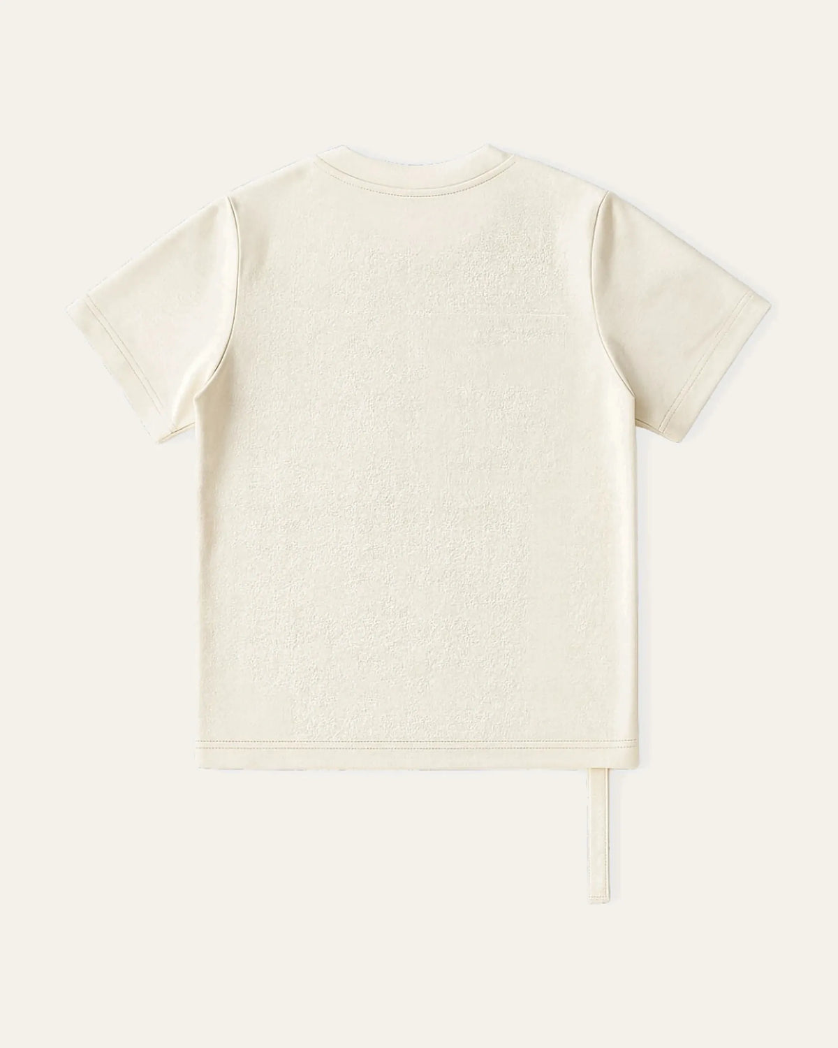 Mi Regalia T-shirts Jules Beige Utility Tee Jules Beige Utility Tee for Kids | Pocket & Zip Detail