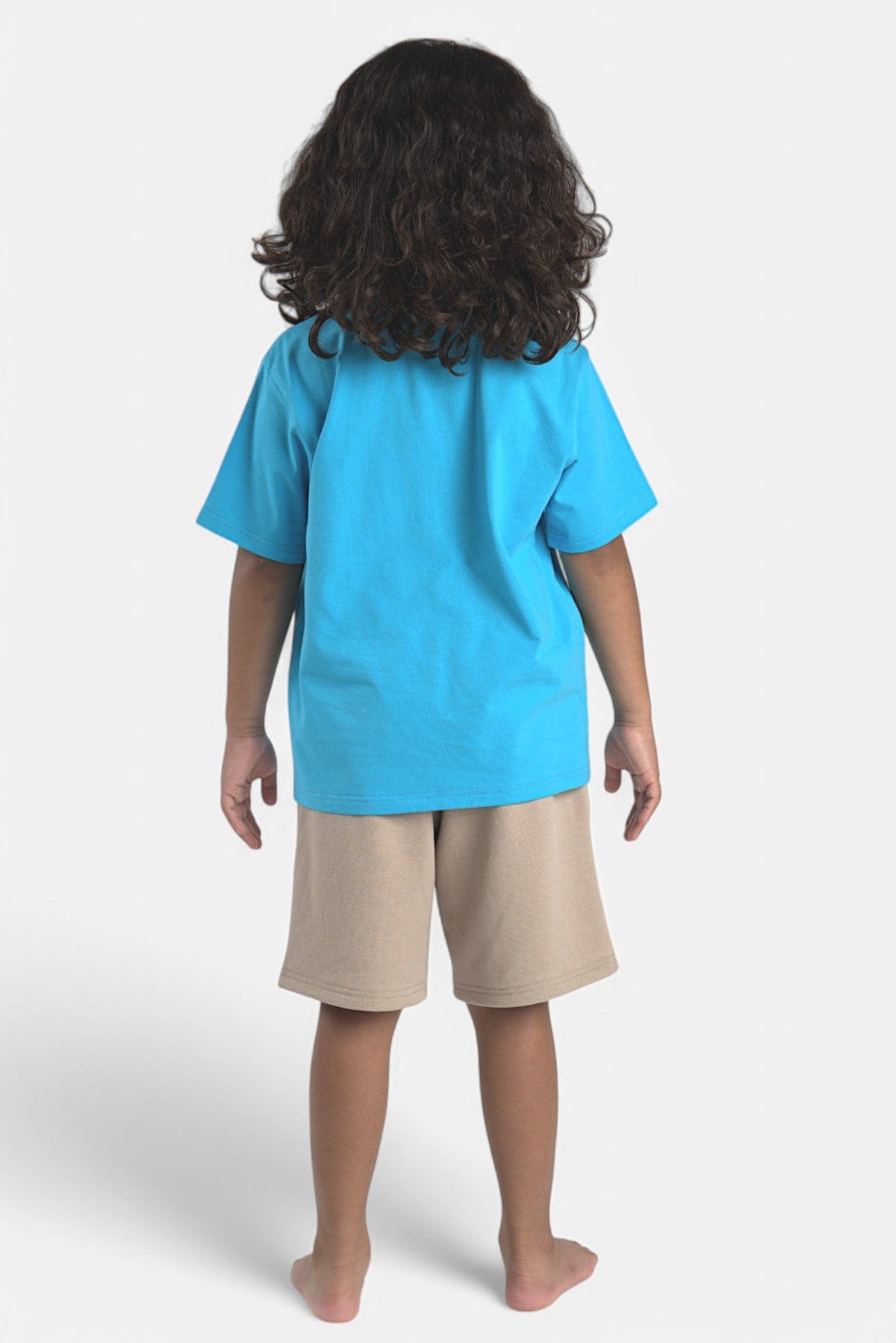 Mi Regalia T-shirts Kori Premium Cotton Blue Tee - Unisex Kori T Shirt Blue Unisex for Kids - Cotton | Mi Regalia