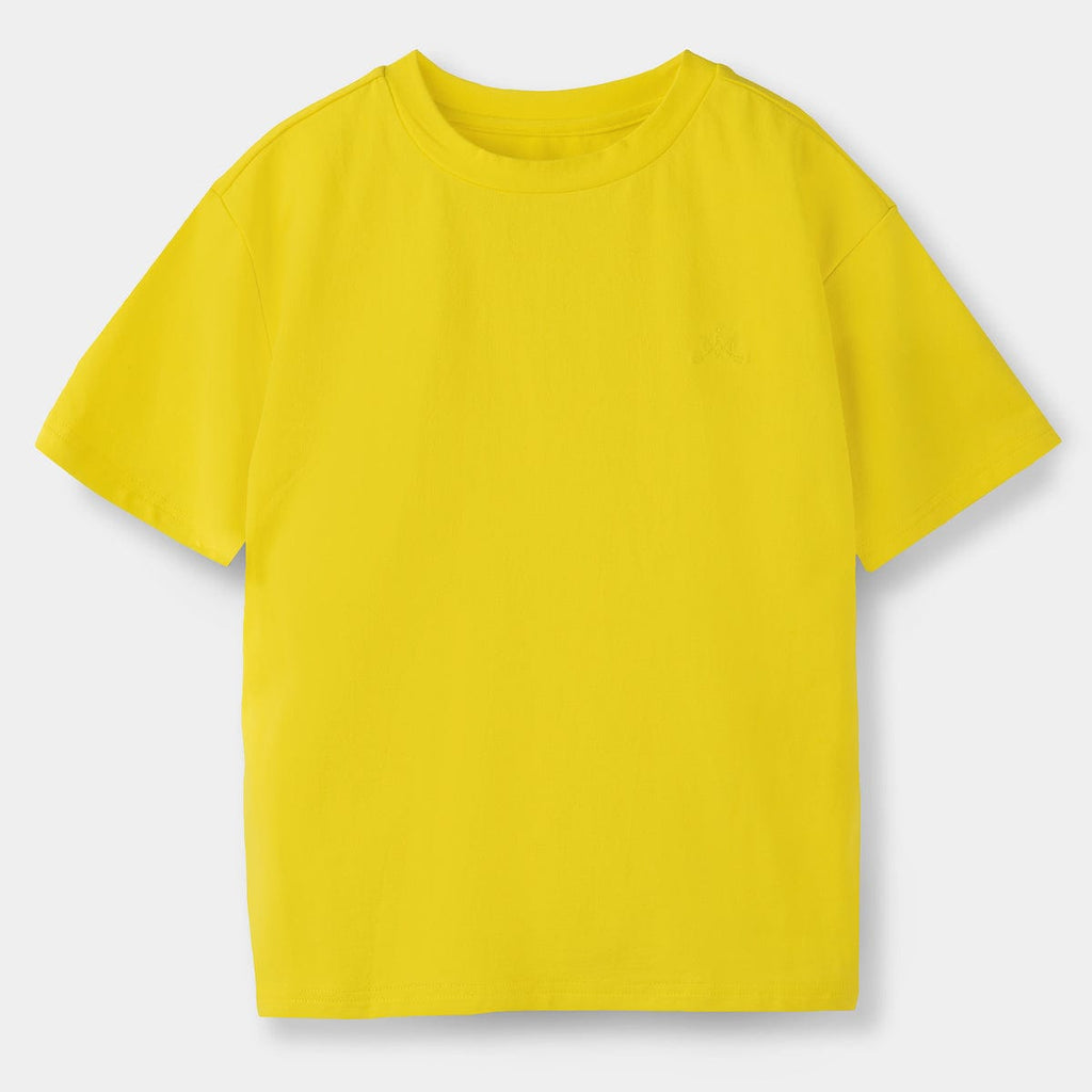 トップス villd /cotton Organdy T-shirt (YELLOW) Saige Yellow Cotton Tee – Unisex - MI REGALIA