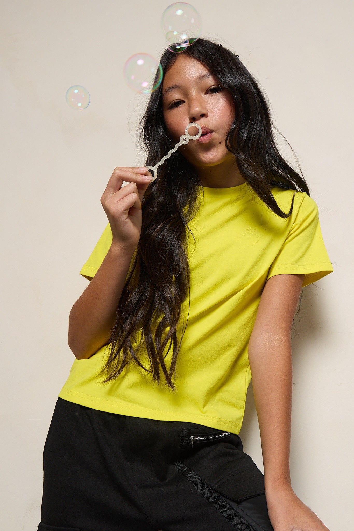 Mi Regalia T-shirts Saige Yellow Cotton Tee – Unisex Saige Yellow Cotton Tee – Unisex