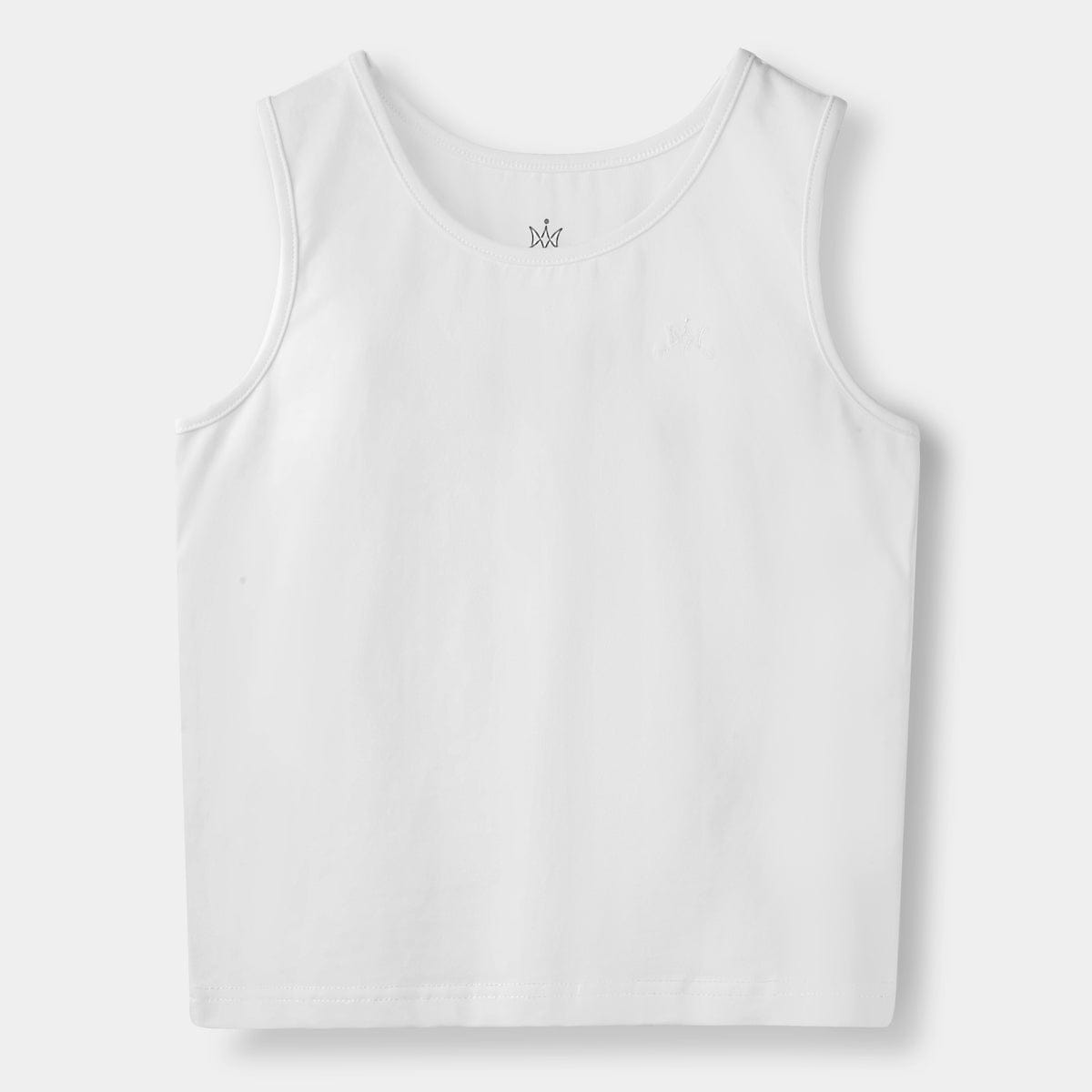 Mi Regalia Tank Tops Rowan White Tank Top – Unisex Rowan Tank Top White Unisex - Soft Kids Cotton | MI REGALIA