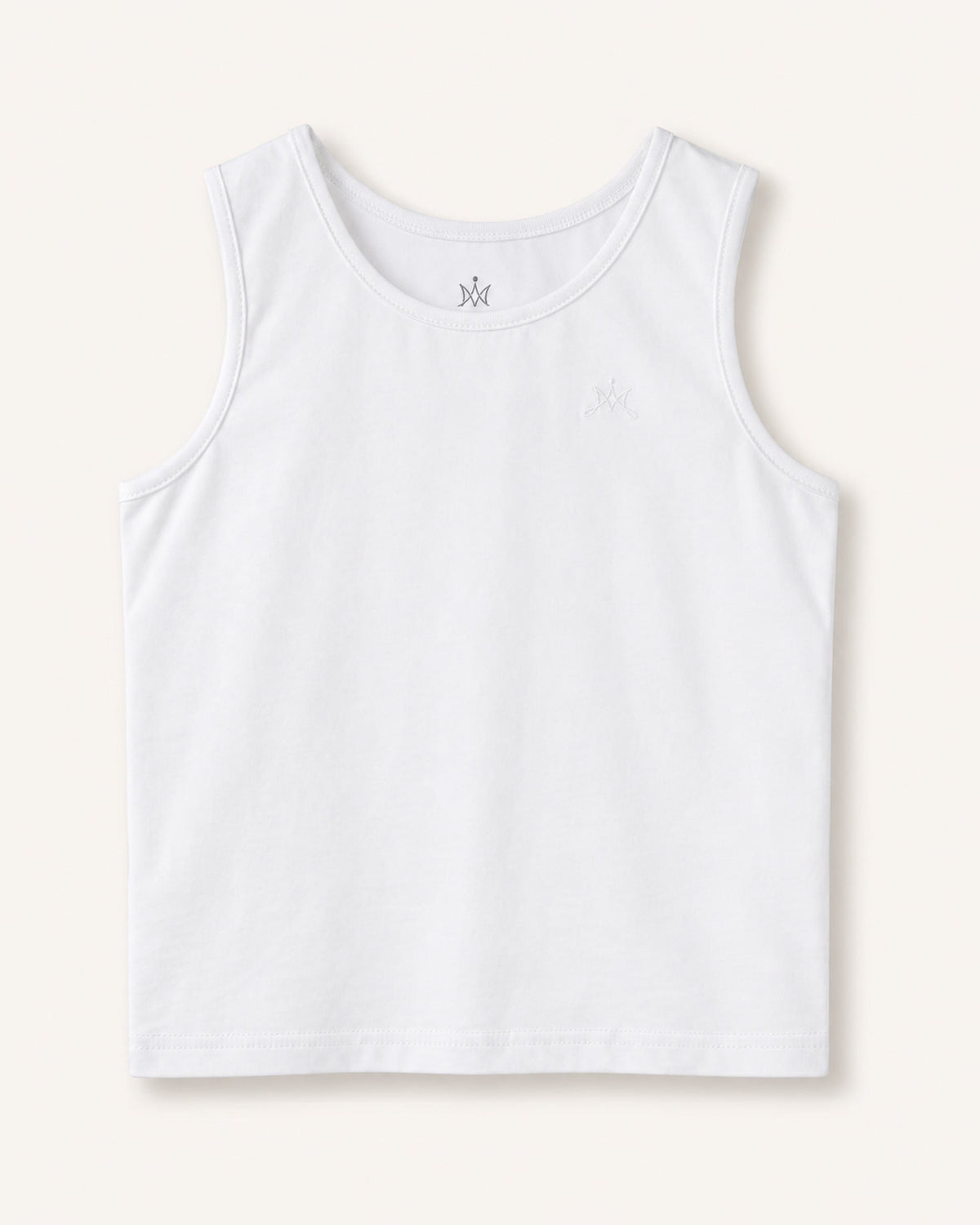 Mi Regalia Tank Tops Rowan White Tank Top – Unisex Rowan White Cotton Tank Top | Mi Regalia