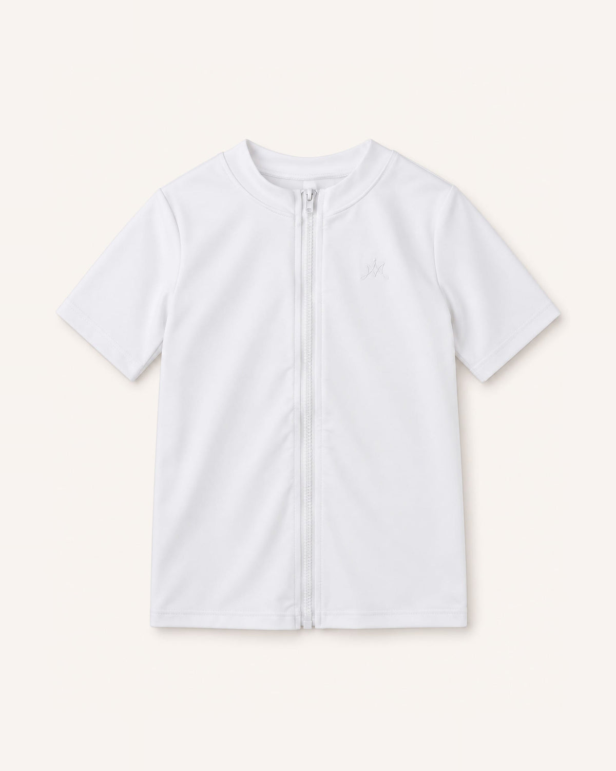 Mi Regalia Tops Benjamin White Zip-Up Swim Top Benjamin White Zip-Up Active Top | Mi Regalia