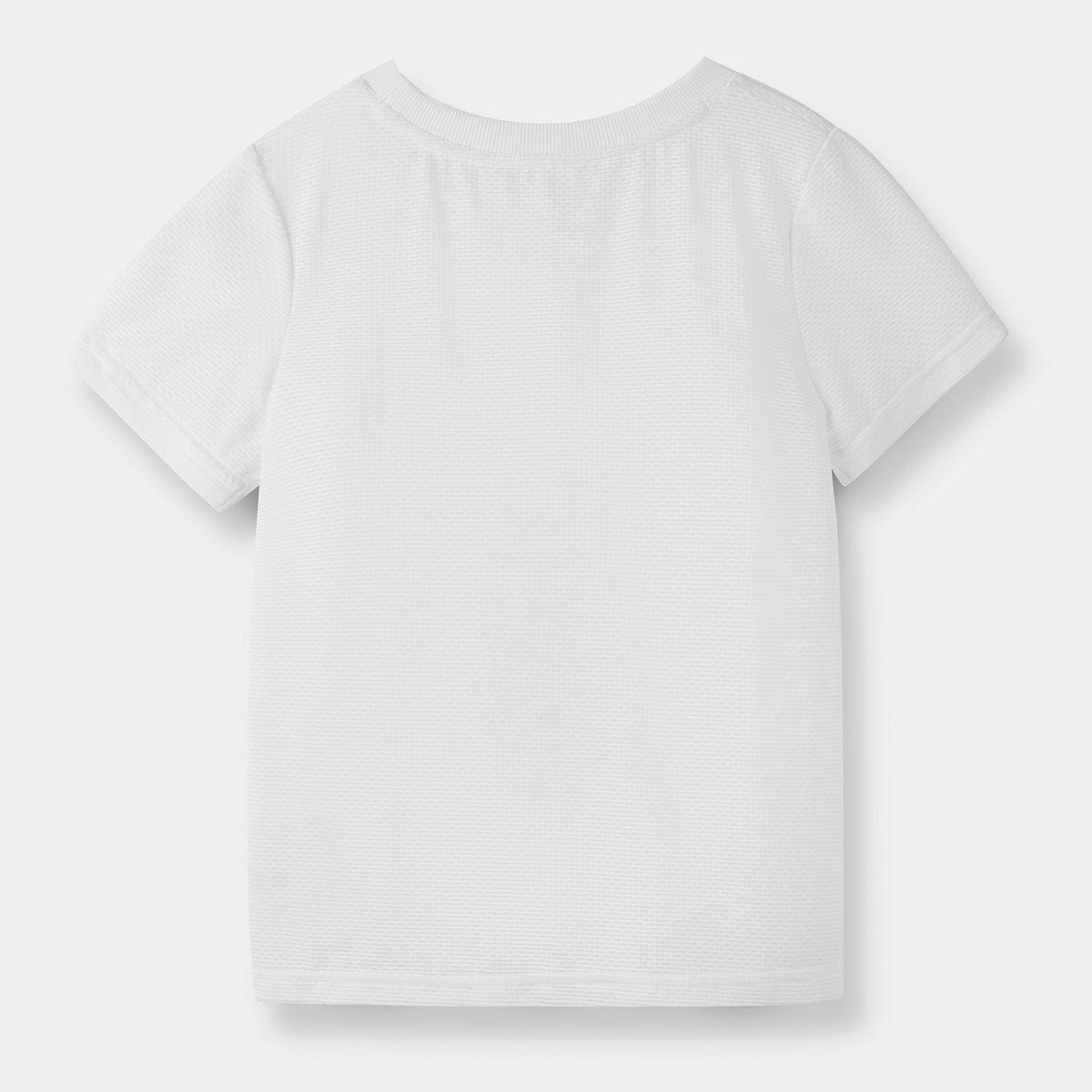 Mi Regalia Tops Hugh Lightweight Mesh White Tee Hugh Lightweight Mesh White Tee