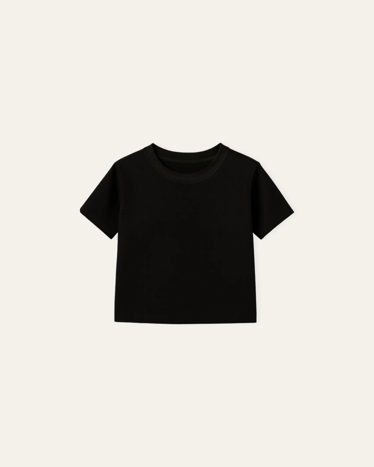 Mi Regalia Tops Noor Classic Black Tee Noor Classic Black Tee for Kids | Everyday Essential