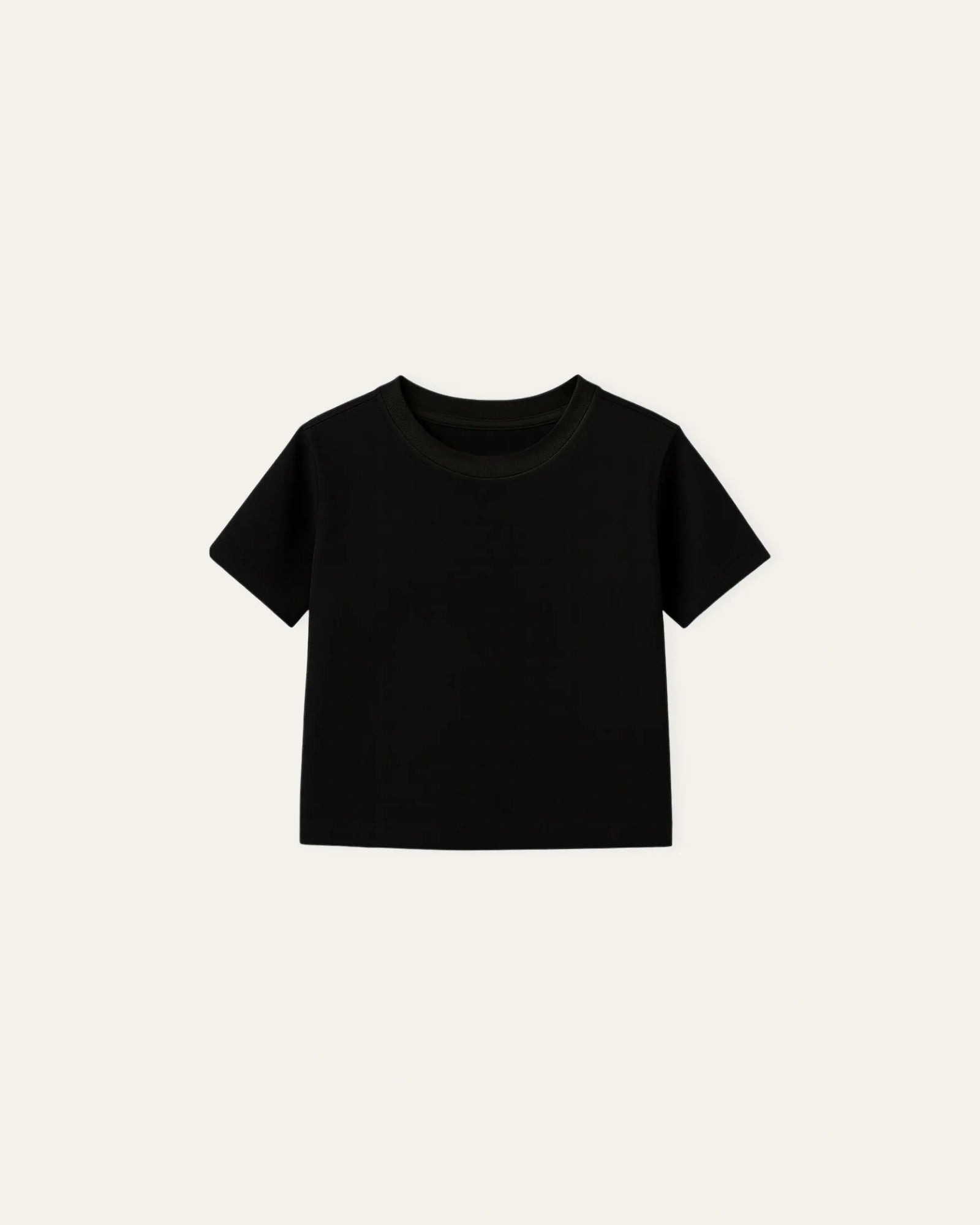 Mi Regalia Tops Noor Classic Black Tee Noor Classic Black Tee for Kids | Everyday Essential