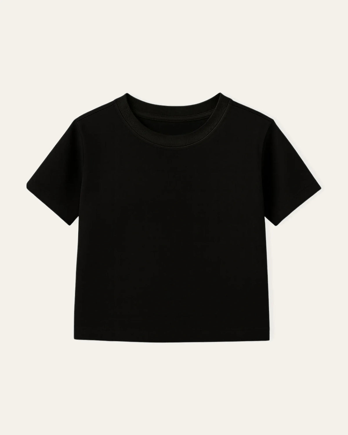 Mi Regalia Tops Noor Classic Black Tee Noor Classic Black Tee for Kids | Everyday Essential